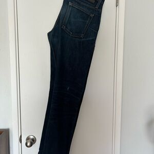 Naked & Famous Denim Straight Jeans - Dark Indigo